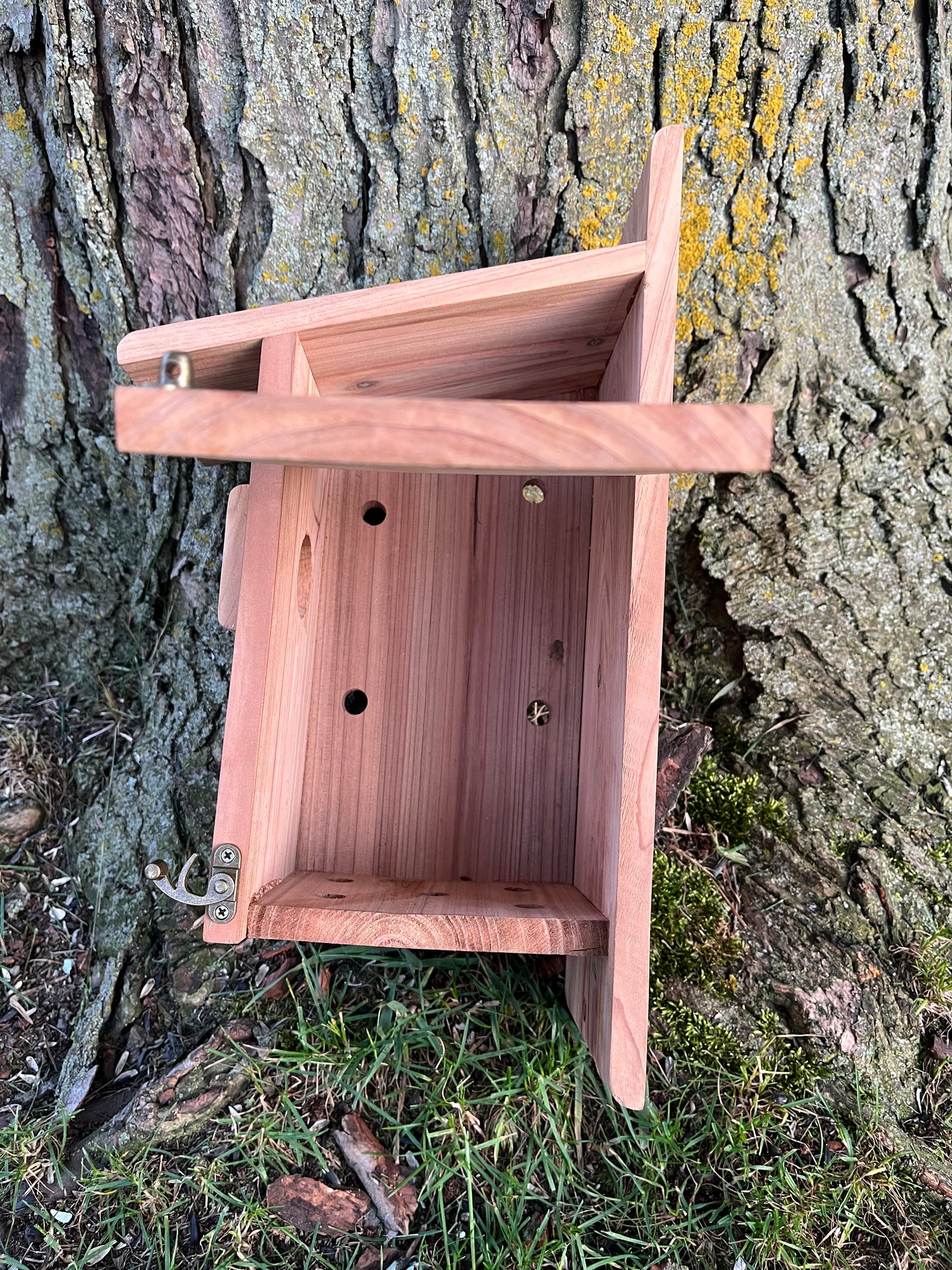 Traditional Cedar Bluebird Nesting Box