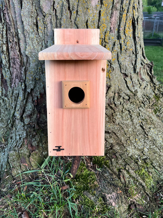 Traditional Cedar Bluebird Nesting Box